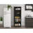 Buxton Rectangle 2-Door Storage Tall Cabinet Carbon-302004591
