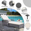 Coussin inclinable Costway Pe Rattan-101067705-123185678