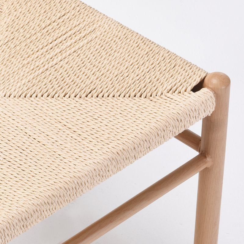 Chaise de salle à manger Chanpreet, Naturel / Beige