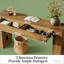 Élégante table d'appoint (table basse incluse)