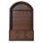Farmhouse Arched Hall Tree with Storage Bench, Fluted Storage Cabinets, Adjustable Shelves and 5 Coat Hooks, Entryway Organizer-129996958