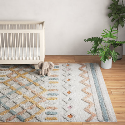 Kara Hand-Tufted Wool Ivory Rug