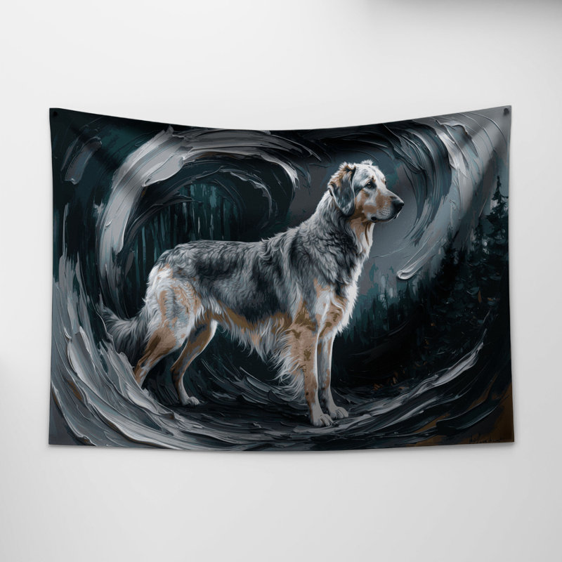 Tapisserie murale «Dogs», 51 po x 60 po