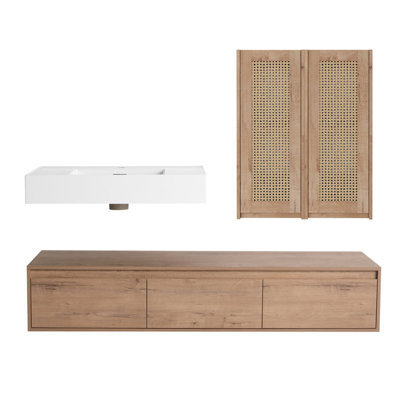 Wall-Mounted Bathroom Vanity