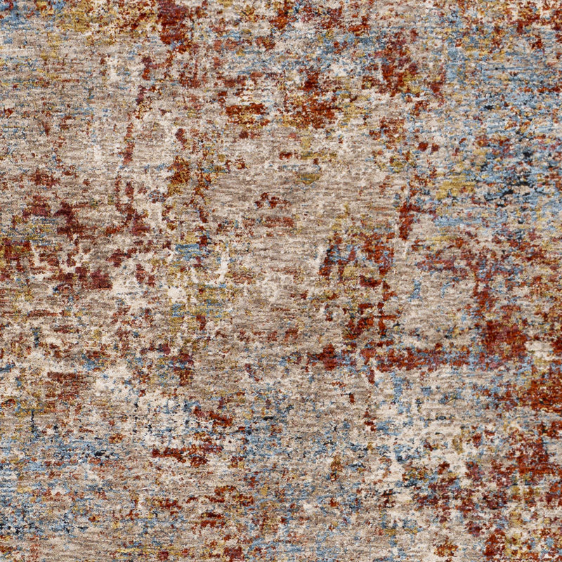 Tapis safran / pêche Bankhead, Rectangle 10 pi x 14 pi
