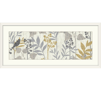 « jardin leaves panel i », impression