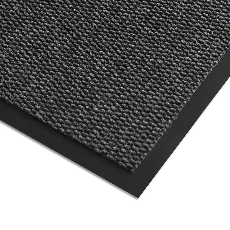Tapis d'extérieur antidérapant Komuda, Rectangle 2 pi x 3 pi, gris