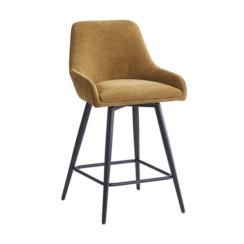 Swivel Counter Stool , Orange