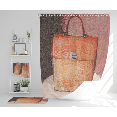 Nataraja Polyester Shower Curtain Set