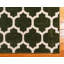 Tapis géométrique vert foncé Molly-278685721