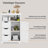 Brigit Free-Standing Bathroom Cabinet with Adjustable Shelf, 3 Drawers and a Niche-1787165182-1870555993