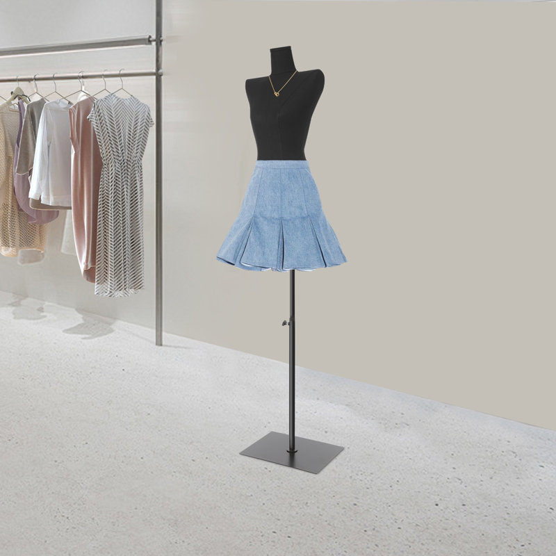 Clothing Display Mannequin With Stand (Height Adjustable)