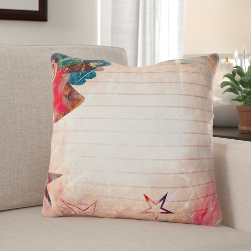 Coussin de noël Orme, Microsuède, Intérieur