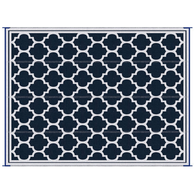 Outsunny Reversible Outdoor Rug Carpet