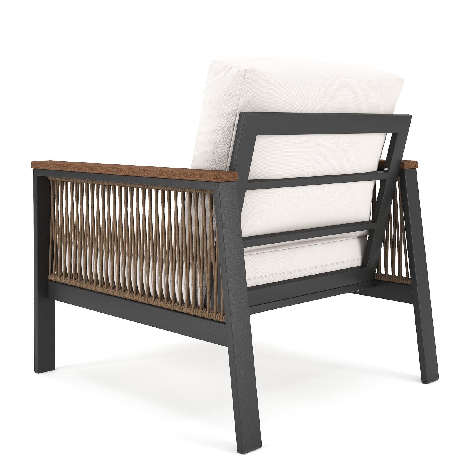 Townsend Sunbrella® Patio Lounge Chair, Canvas White Sunbrella® Canvas