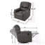 Fauteuil inclinable oscillant avec pivot