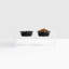 Medium Clear Double Pet Feeder with Color Bowls-197271276