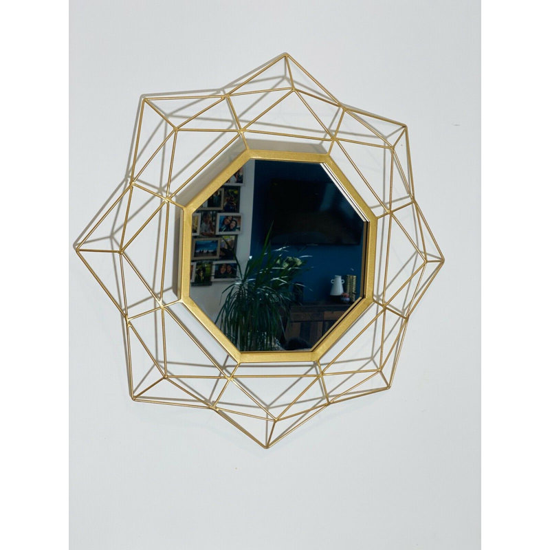 Rowe Metal Flat Wall Mirror