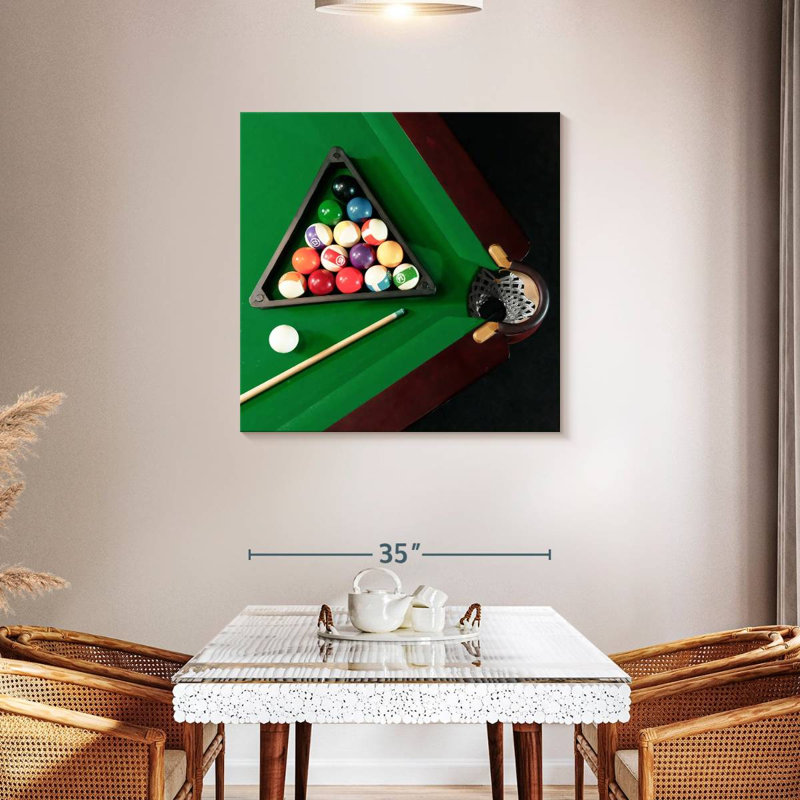 Senne Pool Ball Set, 36" H x 36" W