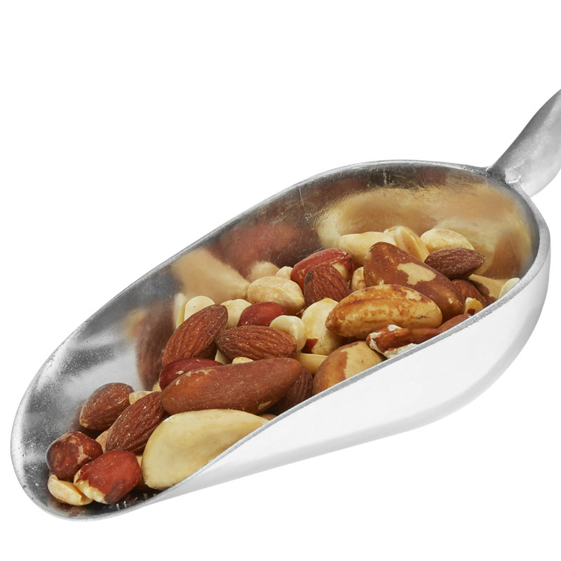 Heavy Duty Aluminum Ice Scoop with Loop Handle, 6 oz