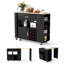 Solid Wood Top Kitchen Cart-1539998030