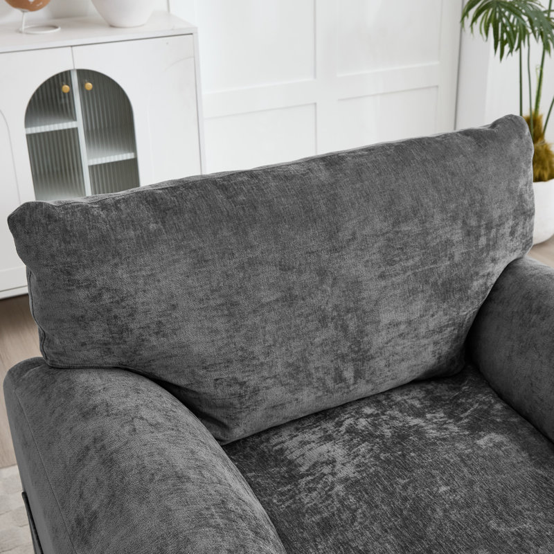 Fauteuil d'appoint simple 38,1 '' Chenille