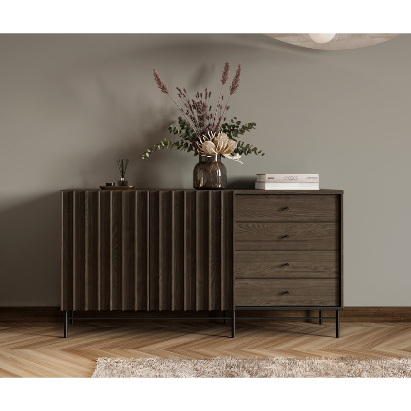 Farsund 165cm W 4 - Drawer Chest of Drawers