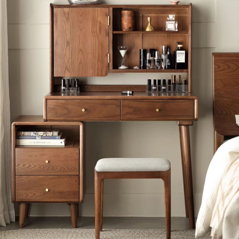 Coiffeuse avec miroir, 4 tiroirs