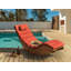Sun Lounger Pad Cushion BRESCIA PREMIUM 180 x 60 cm-115244176