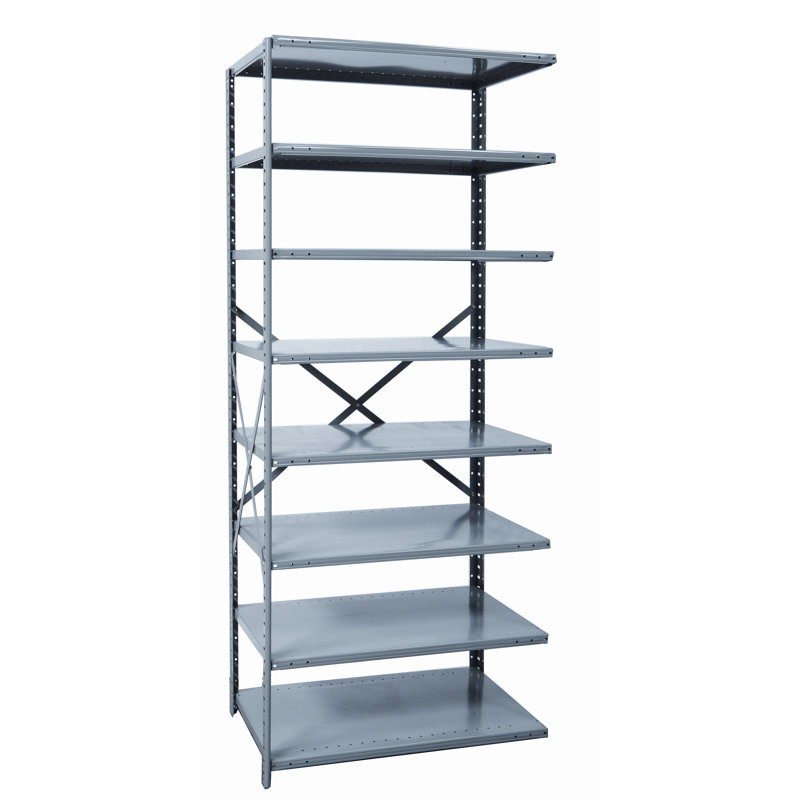Étagère de rangement 7 tablettes type ouvert Hi-Tech, L 36 po x P 12 po x H 87 po