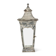 Windsor Lantern, Large, 26.8" H x 9.8" W x 9.8" D, Antique White