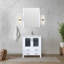 Meuble-lavabo blanc 30 po X P 18,25 po D