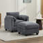 Fauteuil d'appoint 34,6 po avec repose-pieds-1269808610