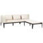 Sofa Set with Table BRACCIANO Light Beige