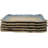 Pack Of 5 River Ao Nagashi Collection Rectangular Wavy Sushi Plates 8.75" L