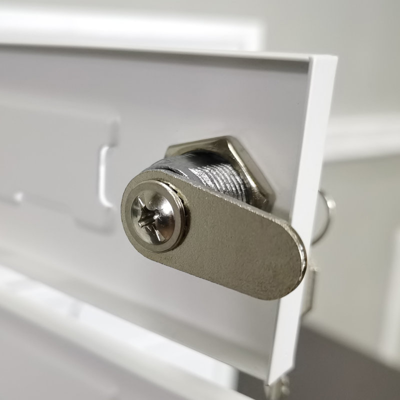 FixtureDisplays 10 Pack Cam Lock, Each with 2 Keys, for Cabinets, Panels, Mailbox 15252-LOCK-10PK