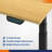 78" L-shaped 3-Motor Electric Adjustable Height Workbench with Solid Wood Top