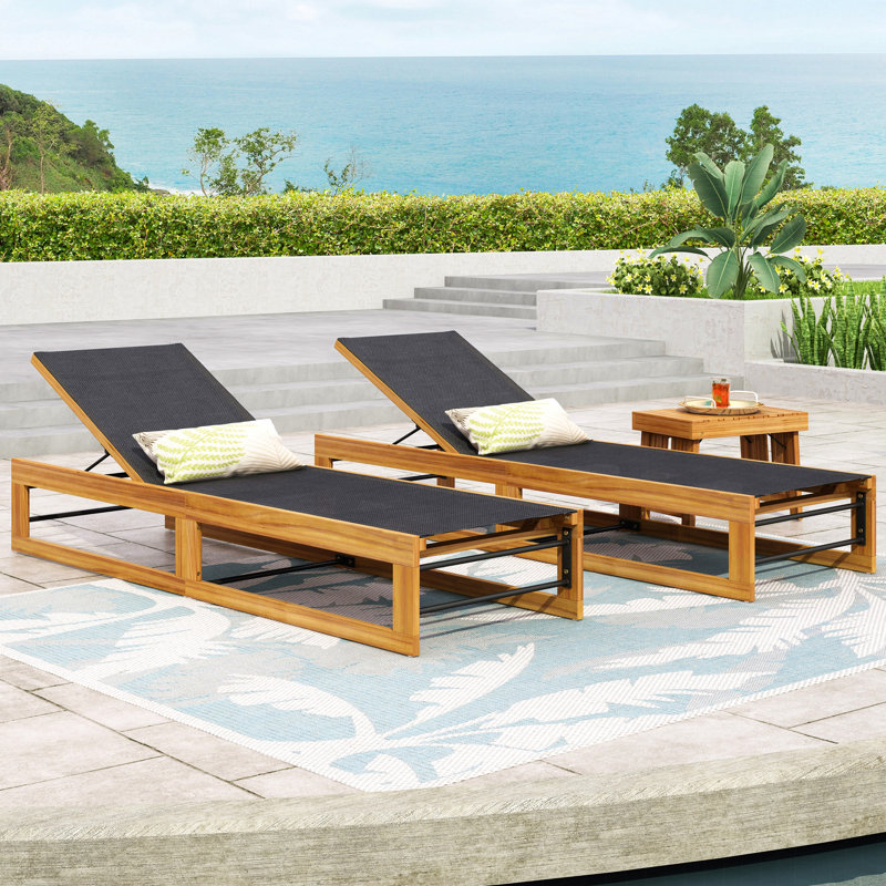 Chaises longues inclinables MIA