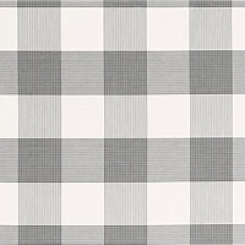 Antigua Plaid Fabric, Black/Gray