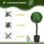 60cm Faux Boxwood Topiary in Pot