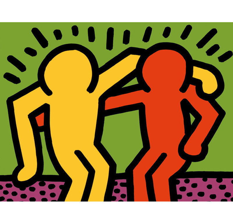 Best Buddies, 1990, H 28 po x l 37 po