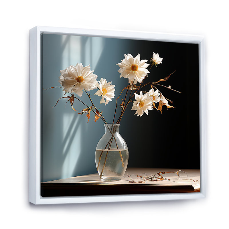 «Mums Minimalisme Dream», photo sur toile, Cadre flottant blanc, H 36 po x l 36 po x P 1,5 po