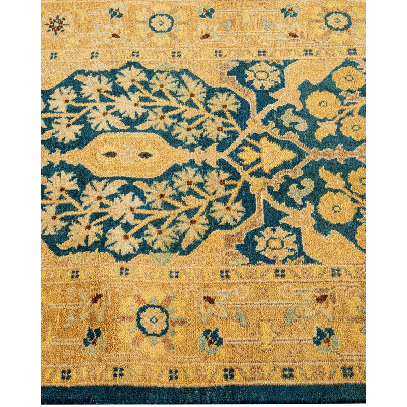 Ottoman One-of-a-Kind 2'7" X 10'4" Hand Knotted Area Rug