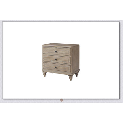 3 Drawer Nightstand with Sand Finish, USB Charging, and Cedar-Lined Storage for Modern Bedrooms