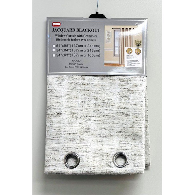 (54x63") Heavy Jacquard Ring Panel-Multi Brown, 54x63"