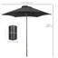 Parasol d'extérieur 6,6 pi avec parasol 6,6 pi-1495196400