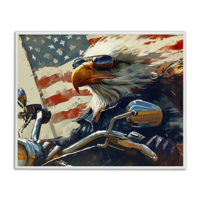 Giclée de l'aigle à tête blanche patriotique par Ray Heere