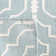 Milltown Hand Woven Flat Weave Wool/Cotton Geometric Rug in Light Blue/Ivory