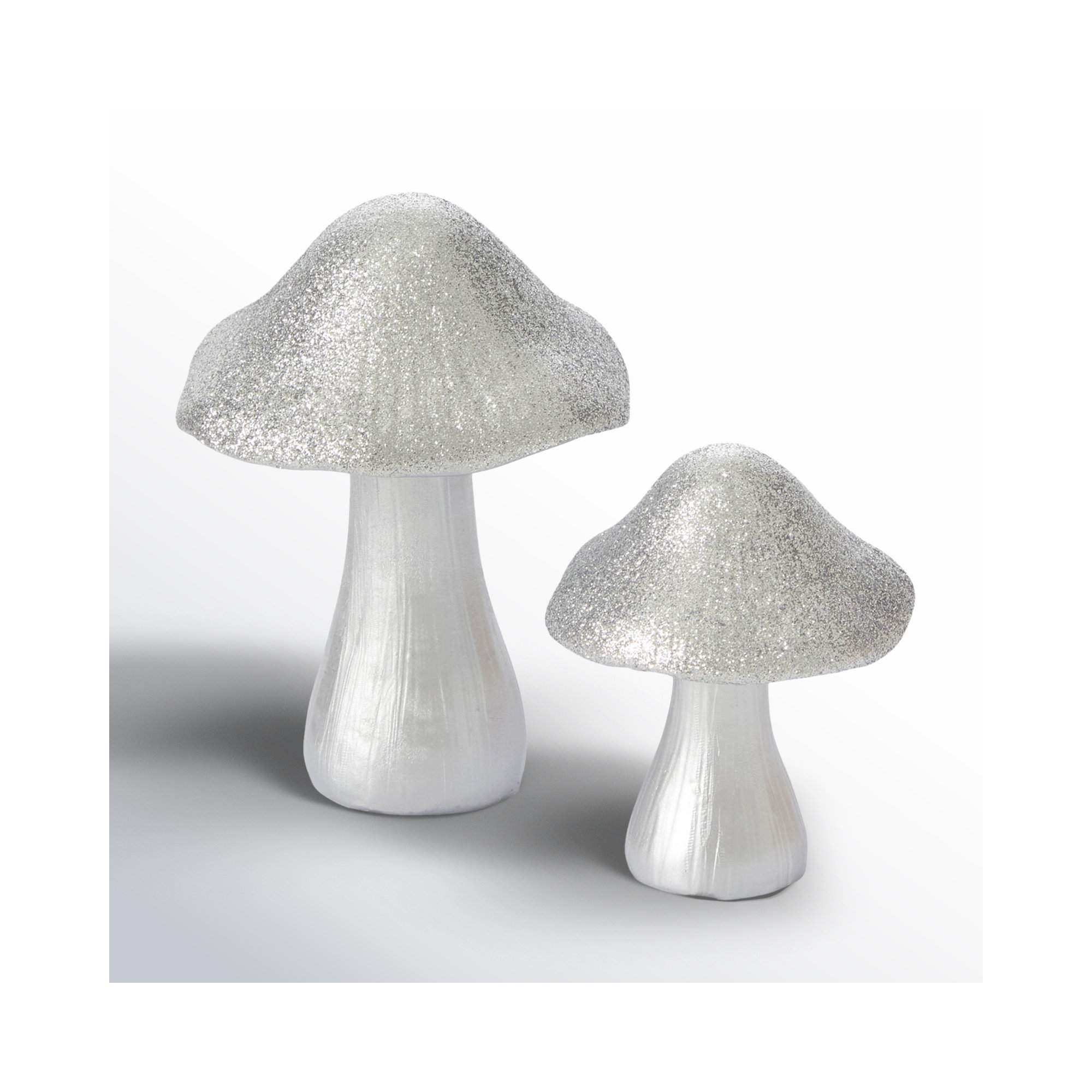 Mushroom Figurine, 3.5" H x 3" W x 3" D