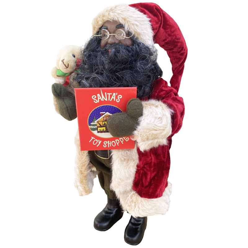 Figurine de père Noël noir